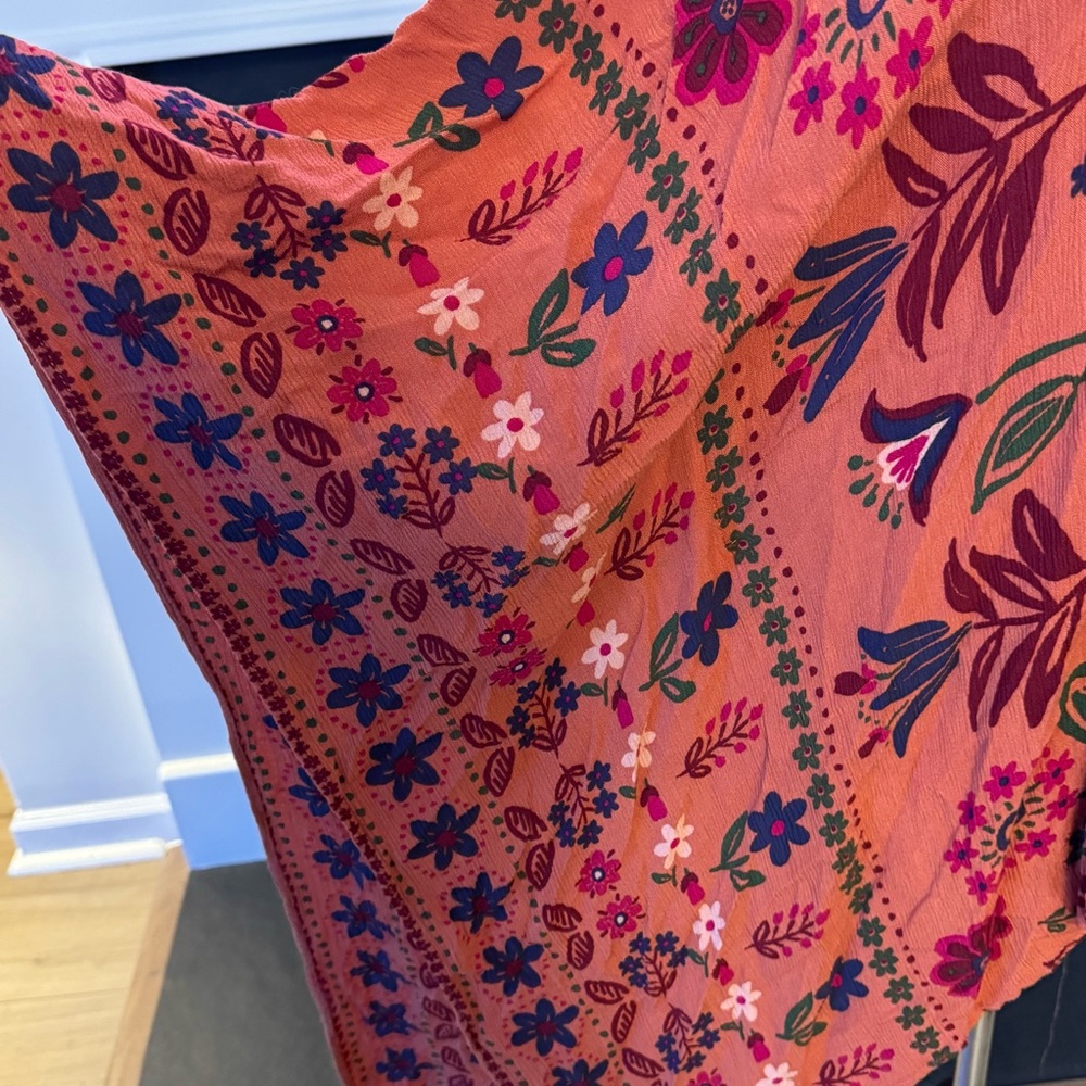 Easel Los Angeles Floral Boho Open-Front Duster Kimono – Size Small - Picture 4 of 11